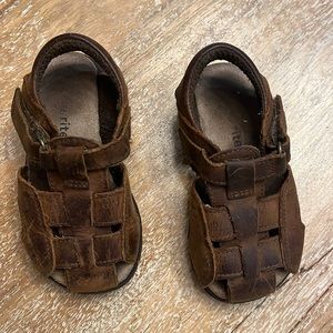 Stride Rite baby leather sandals 6 months